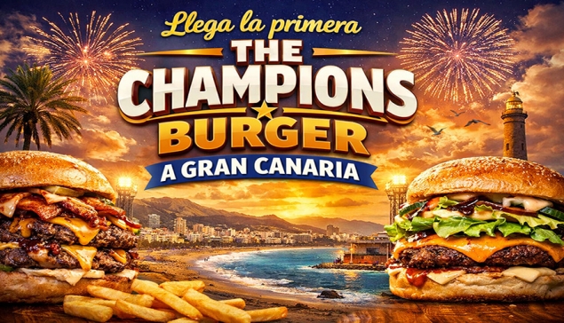 De eerste The Champions Burger komt naar Gran Canaria onder het motto ‘Island Edition’
